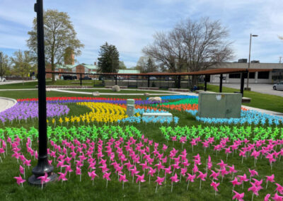 City of Grandville DDA - pinwheel garden