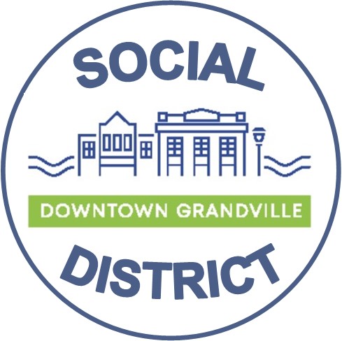 Social District Cup Sticker